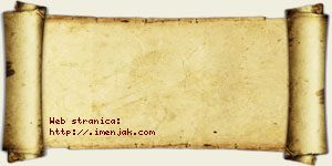 Isak Slović vizit kartica